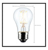 SATCO S21873 A15 LED Bulb 5.5W 40W Equivalent 2700K E26 – 2 Pack