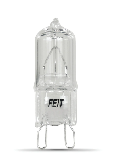 Feit BPQ40/G9/RP 40W G9 Halogen Light Bulb – Warm White 3000K, Dimmable