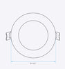 Luxrite LR23921 4" Canless LED Recessed Light – 5CCT Selectable Panel