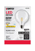 Satco S21252 6W G40 LED Filament Bulb – 2700K Warm White, E26, 500 Lumens