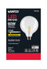 Satco S21252 6W G40 LED Filament Bulb – 2700K Warm White, E26, 500 Lumens