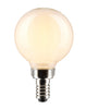 Satco S21812 G16.5 LED Bulbs – 40W Equivalent, E12, 2700K, 2-Pack