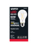 Satco S12416 8W A19 LED Filament Bulb – 3500K, E26, 800 Lumens