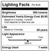 Sunlite 40984-SU LED MR16 Bulbs – 7W, 5000K Daylight, Dimmable -  6-Pack