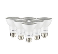 Sunlite 41027-SU LED PAR20 Bulb 7W 4000K Dimmable Flood Light – 6 Pack