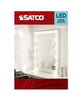 Satco S21236 6W G25 Clear LED Globe Bulb – 4000K, 120V
