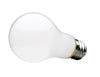 Satco S12466 8W A19 LED Bulbs 2700K Soft White 4-Pack