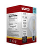 Satco S21236 6W G25 Clear LED Globe Bulb – 4000K, 120V