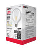 Satco S21253 6W G40 LED Globe Light Bulb – Clear E26, 3000K Soft White, 500 Lumens