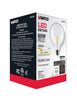 Satco S21253 6W G40 LED Globe Light Bulb – Clear E26, 3000K Soft White, 500 Lumens