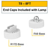 Halco 87221 8FT T8 LED Tube – Type B Ballast Bypass Linear Lamp