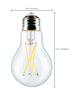 Satco S12467 8W A19 LED Bulbs 3000K Soft White 4-Pack