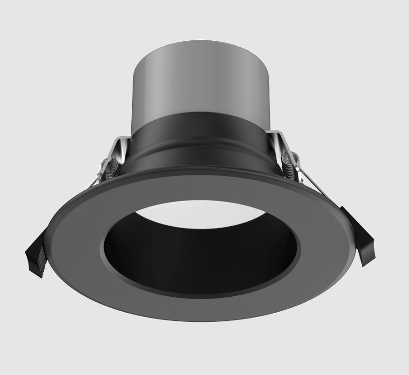Lotus LED Lights DL254-4-16W-M-A5C5-BK 4” LED Recessed Light – 5CCT & Watt Selectable Black