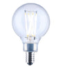 Satco S21204 4W G16.5 LED Globe Bulb – 2700K, 350 Lumens, E12