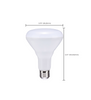 Satco S11473 BR30 LED Bulbs – 8.5W 5000K Daylight – 6 Pack