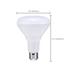 Satco S11470 8.5W BR30 LED Bulbs (Warm White 2700K) – 6‑Pack