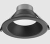 Lotus LED Lights DL254-10-40W-M-A5C5-HO-BK 10” Round Commercial LED Downlight – 5CCT & 5-Watt Selectable – High Output – Black Trim – DL254 Series