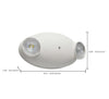 Satco 67-138 LED Emergency Light – Dual Head Commercial Backup Lighting