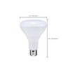 Satco S11474 BR30 LED Bulbs 8.5W 2700K Dimmable 6 Pack