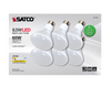 Satco S11470 8.5W BR30 LED Bulbs (Warm White 2700K) – 6‑Pack