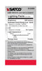 SATCO S12400 5W A15 Clear LED Bulb – E26 Base, 2700K, 120V
