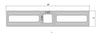Lotus LED Lights-RIP-S-258-26" Flat Rough-In Plate with 2 5/8" Square Hole