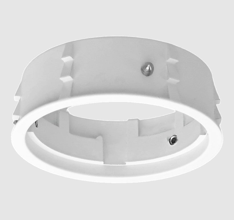 Lotus LED Lights LBL-WT-2-WH Trimless Wood Ceiling Ring for 2" LED Lights – White