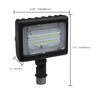 Satco 65-531 15W LED Small Flood Light – 3000K Warm White Outdoor Security