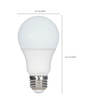 Satco S11434 A19 LED Light Bulbs 9.8W 2700K Soft White – 2 Pack
