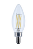 Satco S12492 B11 LED Bulb – 3000K Clear E12 Base (10 Pack)