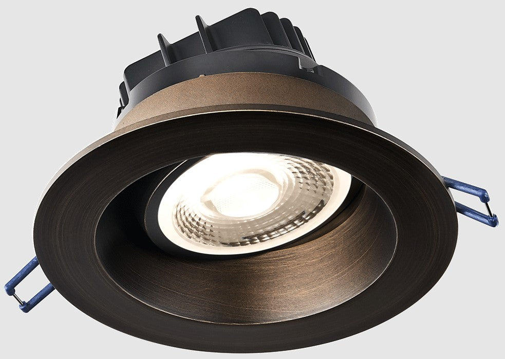 Lotus LED LRG4-5CCT-ORB 4-Inch Recessed Gimbal LED Light – 5CCT Adjustable, 11.4W, Oil Rubbed Bronze