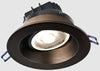 Lotus LED LRG4-5CCT-HO-ORB 4" Round Regressed Gimbal LED Downlight – 11.4W/15W High Output, 5CCT Selectable, Oil Rubbed Bronze