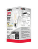 Satco S12415 8W A19 Clear LED Bulb – 3000K, E26 Base