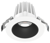 Lotus LED Lights JXL-COB02-R09W-5CCT-WH-2RR-SM-BK - 2 inch Round Recessed Economy LED - 9 Watt - 5CCT - Black Reflector - White Trim