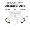 NUVO Lighting SF76/422 Fixtures Ceiling Mounted-Flush