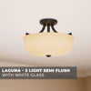 NUVO Lighting 60/5926 Fixtures Ceiling Mounted-Semi Flush