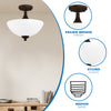 NUVO Lighting 60/5144 Fixtures Ceiling Mounted-Semi Flush