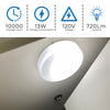 Plug-In - PL 2-PIN Single U-Shaped Twin Tube - 13 Watt - 720 Lumens  - Cool White - 4100 Kelvin