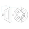 Luxrite LR23976 - 6" Commercial LED Downlight – Selectable CCT & Wattage