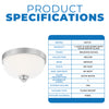 NUVO Lighting 60/4191 Fixtures Ceiling Mounted-Flush