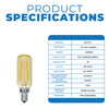 Satco S9873 LED T6 Amber