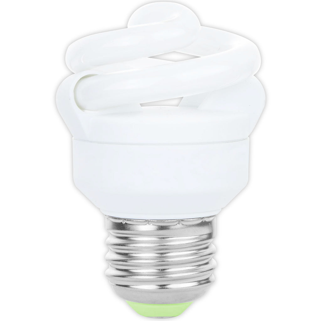 Compact Fluorescent - Super Mini Spiral - 5 Watt - 300 Lumens  - Warm White - 2700 Kelvin