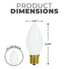 Incandescent - C9 Night Light - 7 Watt - 25 Lumens  - Warm White - 2700 Kelvin