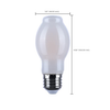 SATCO S21337 bulb dimensions, 1.81 inches wide and 4.06 inches long