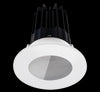 2 Inch Recessed LED Downlight - 8 Watt - 2700 Kelvin - 580 Lumen - Alzak Reflector - Round Shower Trim - 38 Degree Beam Angle - Type IC Damp - Air-Tight - Energy Star - T24 - CRI 90+
