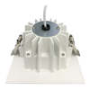 Luxrite LR23267 4 inch Regressed Square Canless Spotlight - 3CCT - White Finish