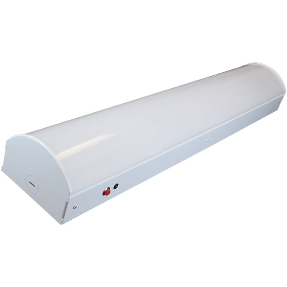 Trace-Lite SSF-4-CP-SC - LED Stairwell - 4 ft Length - Power Switchable - Color Selectable - 120-277VAC - 0-10V Dimming - White Finish - Sensor