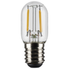 Satco S21342 clear T6.5 LED filament bulb with E17 base, unlit