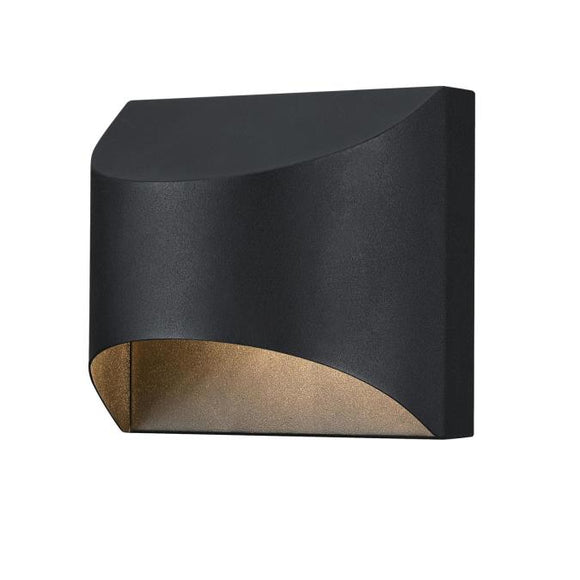 Westinghouse 6122800 Nardella LED Wall Fixture, Textured Black Finish