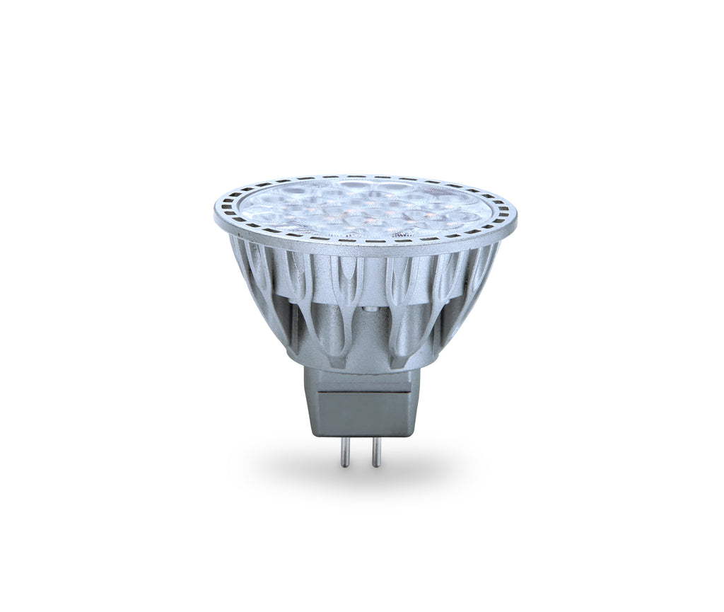 BULBRITE 777836 7.5 Watt MR16 LED - GU5.3 Bi Pin Base - 3000 Kelvin Warm White - 430 Lumens - Clear - 12 Volt